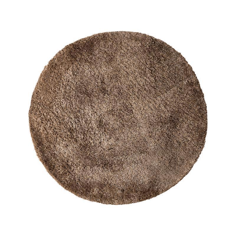 livinglovely.nl - Jups Bruin Handgeweven Vloerkleed Rond - 200 x 200 cm PTMD - Vloerkleed - PTMD - livinglovely.nl