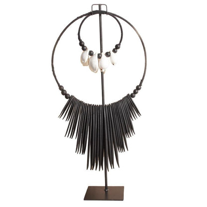 livinglovely.nl - K33 Black Octo Necklace L - Ornament - Pole to Pole - livinglovely.nl