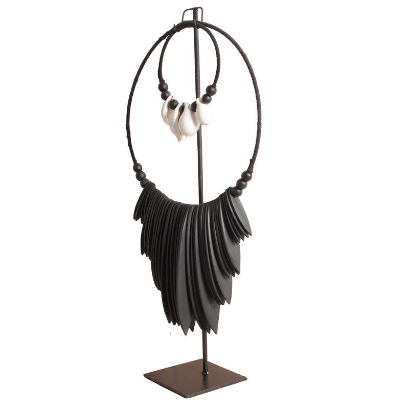 livinglovely.nl - K33 Black Octo Necklace L - Ornament - Pole to Pole - livinglovely.nl