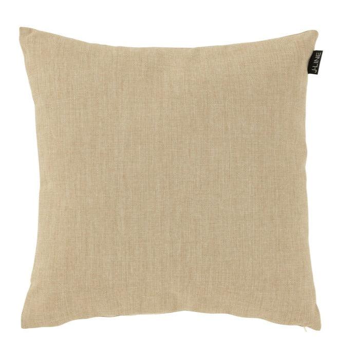 livinglovely.nl - Kussen Outdoor Polyethyleen Beige - Outdoor kussen - J-Line - livinglovely.nl