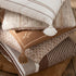 livinglovely.nl - Kussen Vierkanten Outdoor Polyester Bruin/Wit - Outdoor kussen - J-Line - livinglovely.nl