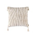 livinglovely.nl - Kussen Zalie Naturel Cotton Zebra Corner Fringes - Kussen - PTMD - livinglovely.nl