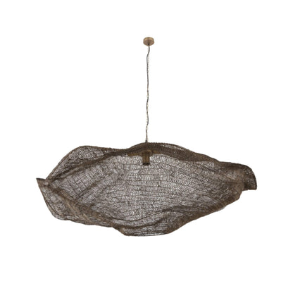 livinglovely.nl - Lailaa Brass Iron Ceiling Lamp Wavy L PTMD - Hanglamp - PTMD - livinglovely.nl