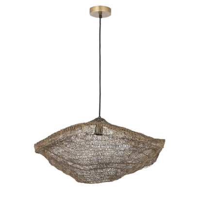 livinglovely.nl - Lailaa Brass iron ceiling lamp wavy S PTMD - Hanglamp - PTMD - livinglovely.nl