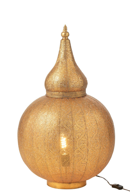 livinglovely.nl - Lamp Aladin Metaal Goud Large - Tafellamp - J-Line - livinglovely.nl