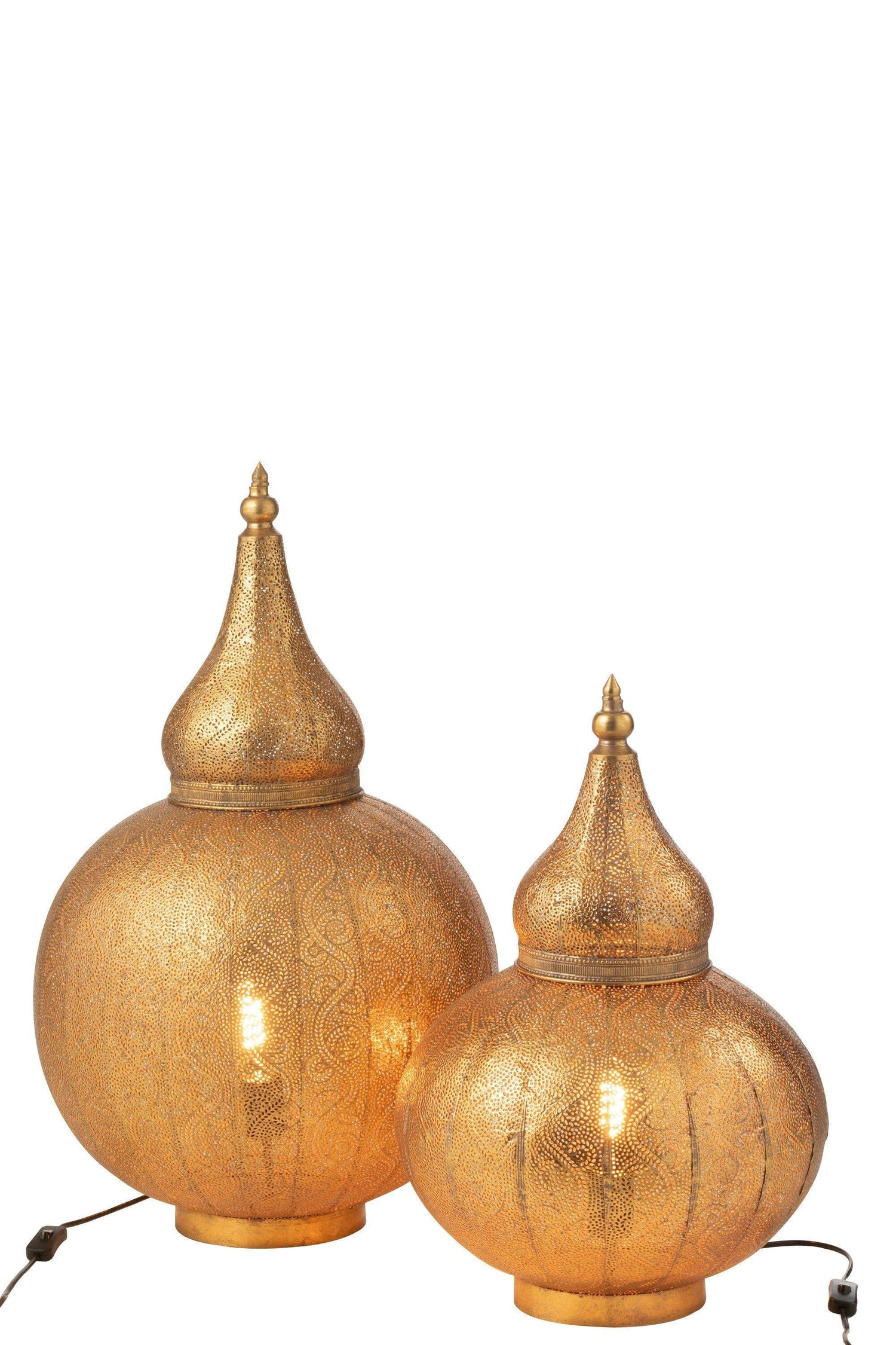 livinglovely.nl - Lamp Aladin Metaal Goud Large - Tafellamp - J-Line - livinglovely.nl