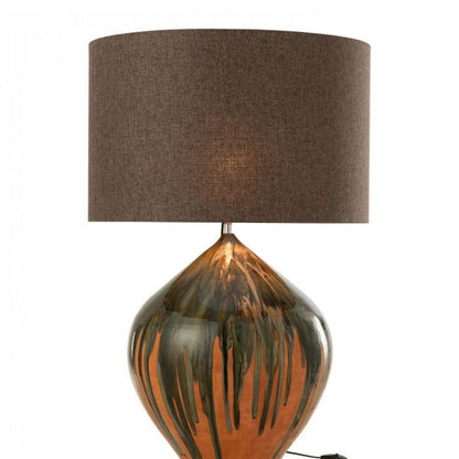 livinglovely.nl - Lamp Verf Strepen Keramiek Mix - Tafellamp - J-Line - livinglovely.nl