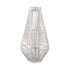 livinglovely.nl - Lantaarn Lysia - 35x35x68 cm - Glas - Wit PTMD - Lantaarn - PTMD - livinglovely.nl