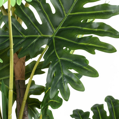 livinglovely.nl - Leaves Plant Green Philodendron in black pot PTMD - Kunstplant - PTMD - livinglovely.nl