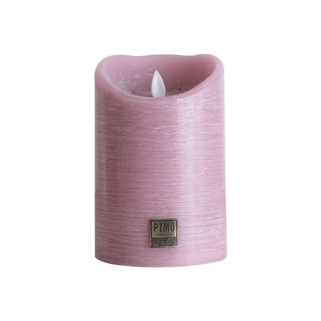 livinglovely.nl - LED Kaars Roze Beweegbare Vlam M PTMD - LED Kaars - PTMD - livinglovely.nl