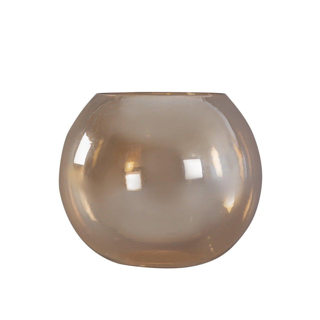 livinglovely.nl - Lenore Gold Luster Windlicht Large PTMD - Kaarshouder - PTMD - livinglovely.nl