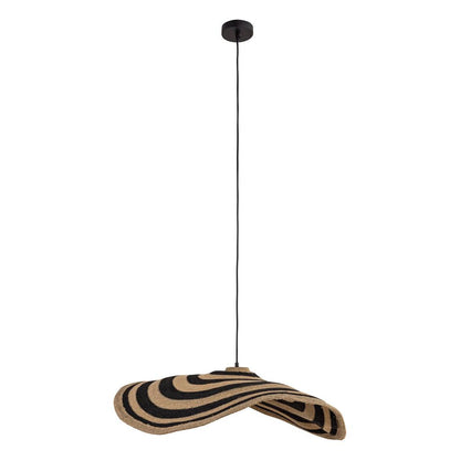 livinglovely.nl - Loulou Natural seagrass wavy hanging lamp L PTMD - Hanglamp - PTMD - livinglovely.nl