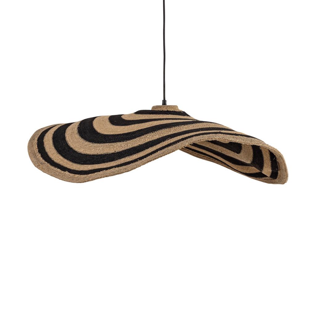 livinglovely.nl - Loulou Natural seagrass wavy hanging lamp L PTMD - Hanglamp - PTMD - livinglovely.nl