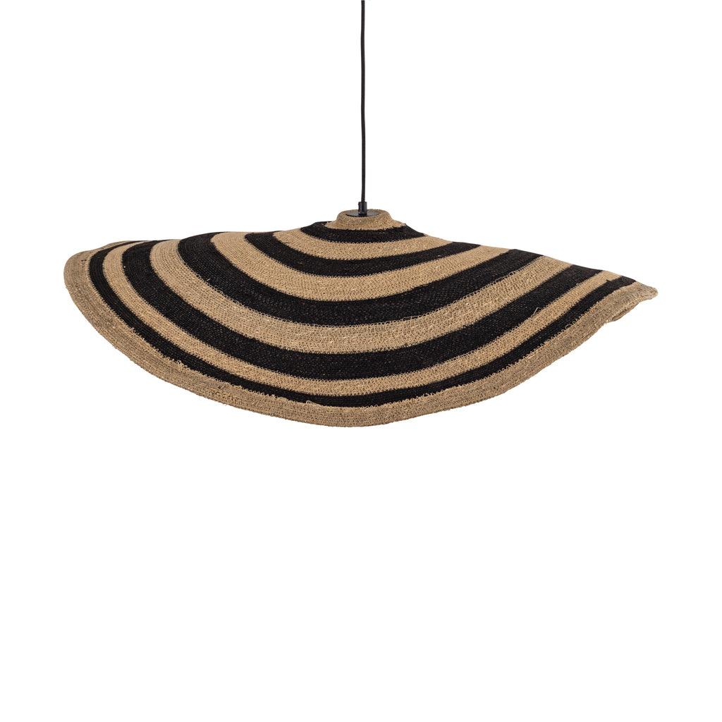 livinglovely.nl - Loulou Natural seagrass wavy hanging lamp L PTMD - Hanglamp - PTMD - livinglovely.nl