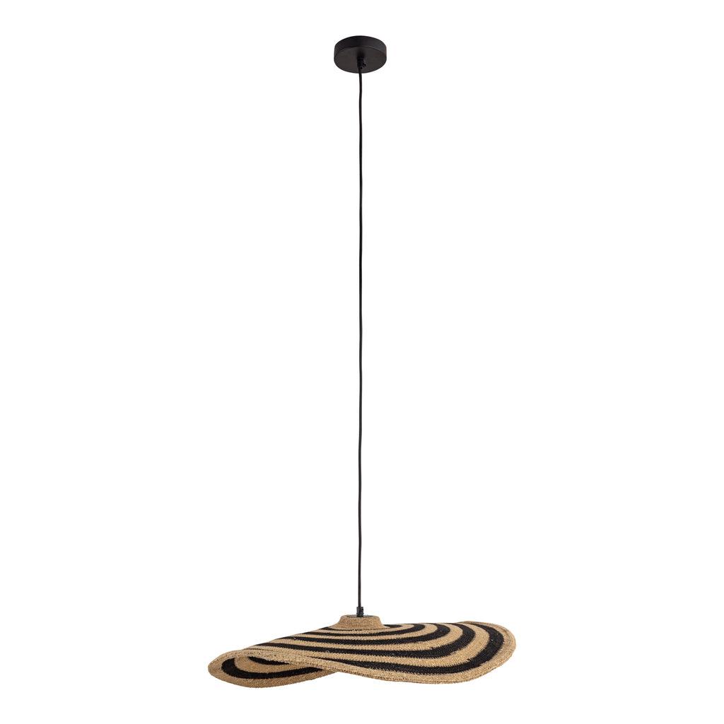 livinglovely.nl - Loulou Natural seagrass wavy hanging lamp S PTMD - Hanglamp - PTMD - livinglovely.nl