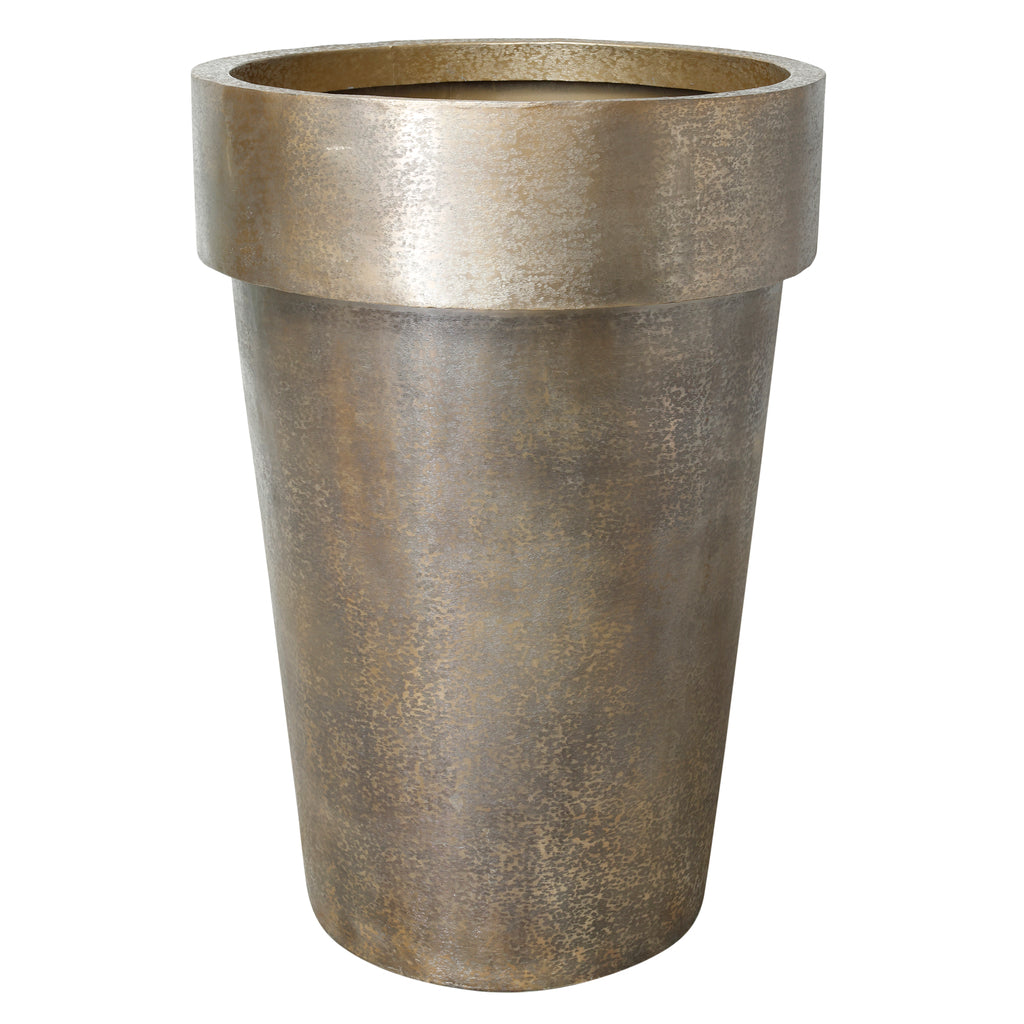 livinglovely.nl - Lovay Brass Brushed Potten Set van 3 PTMD - Pot - PTMD - livinglovely.nl