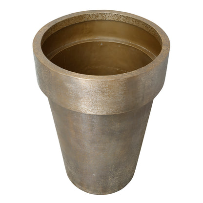 livinglovely.nl - Lovay Brass Brushed Potten Set van 3 PTMD - Pot - PTMD - livinglovely.nl