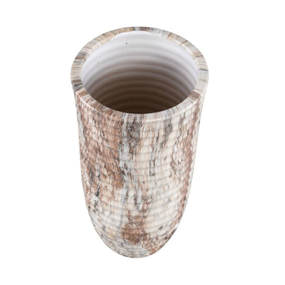 livinglovely.nl - Miami Cream Ceramic Pot L PTMD - Pot - PTMD - livinglovely.nl