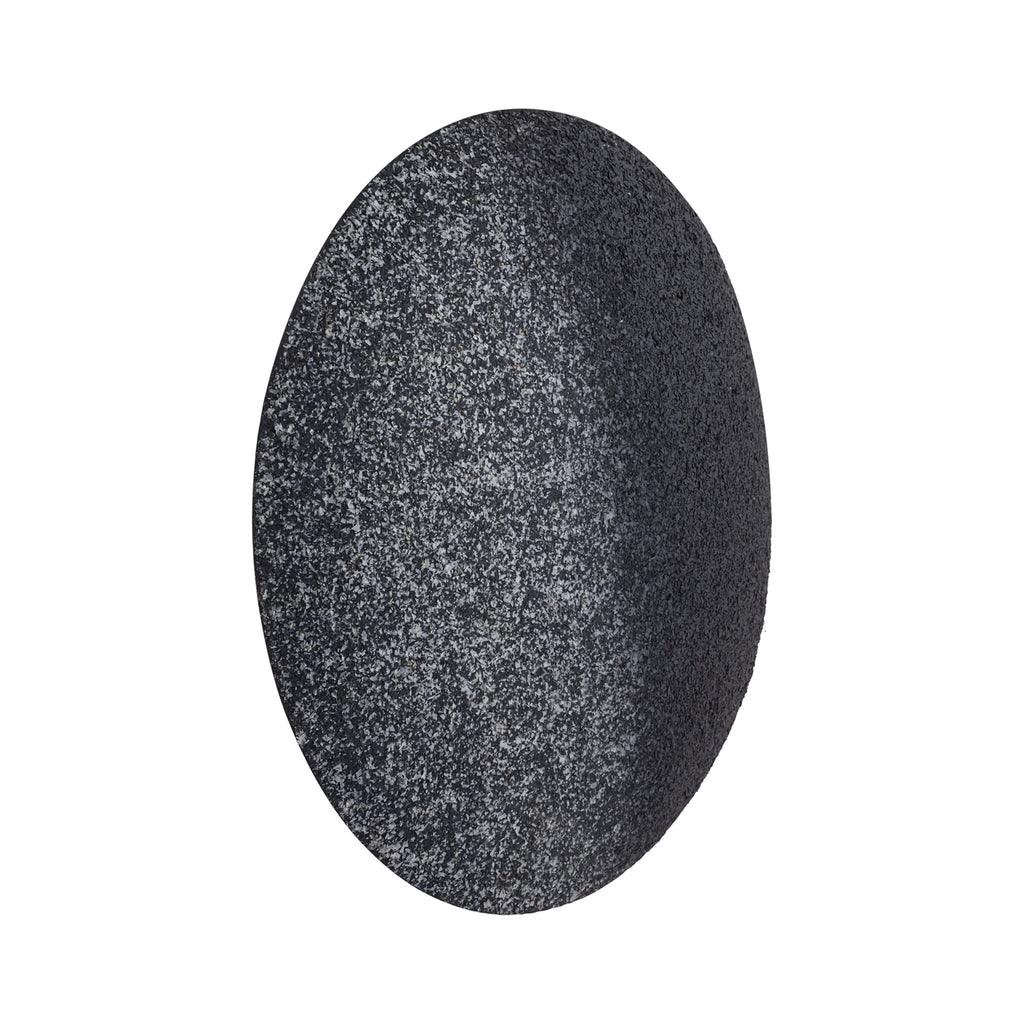 livinglovely.nl - Miecke Black shimmer iron wall panel round L PTMD - Wandpaneel - PTMD - livinglovely.nl