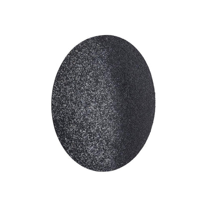 livinglovely.nl - Miecke Black shimmer iron wall panel round M PTMD - Wandpaneel - PTMD - livinglovely.nl