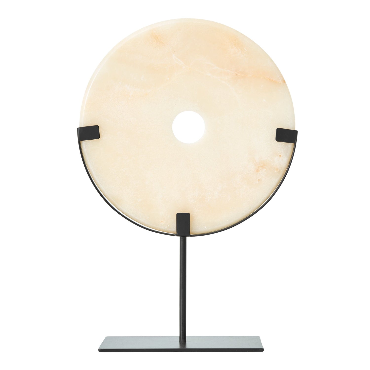 livinglovely.nl - Must Living Coin Onyx On a Stand Large - Ornament - Must Living - livinglovely.nl