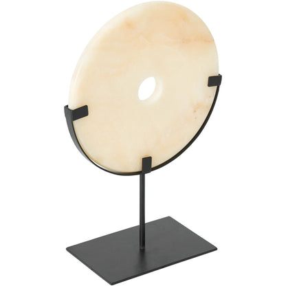 livinglovely.nl - Must Living Coin Onyx On a Stand Large - Ornament - Must Living - livinglovely.nl