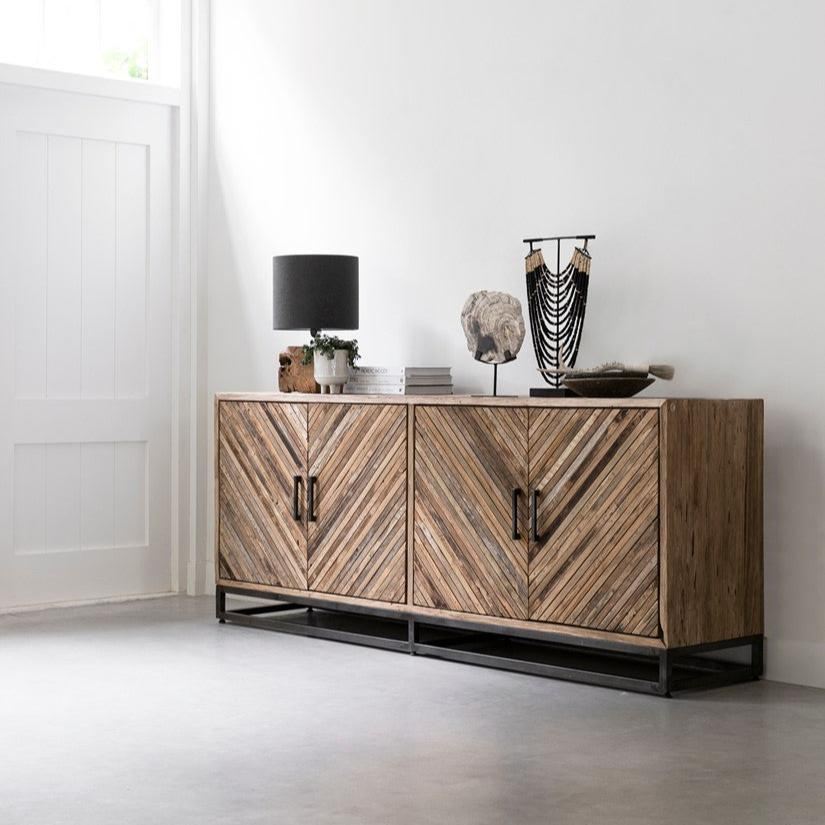 livinglovely.nl - Must Living Dressoir Budapest - 4 Deurs 195cm - Dressoir - Must Living - livinglovely.nl