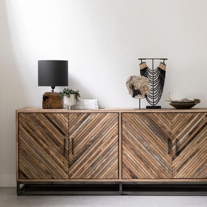 livinglovely.nl - Must Living Dressoir Budapest - 4 Deurs 195cm - Dressoir - Must Living - livinglovely.nl