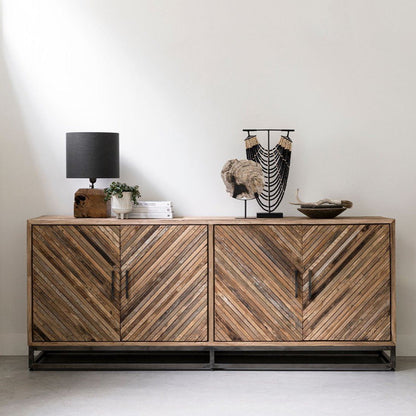 livinglovely.nl - Must Living Dressoir Budapest - 4 Deurs 195cm - Dressoir - Must Living - livinglovely.nl