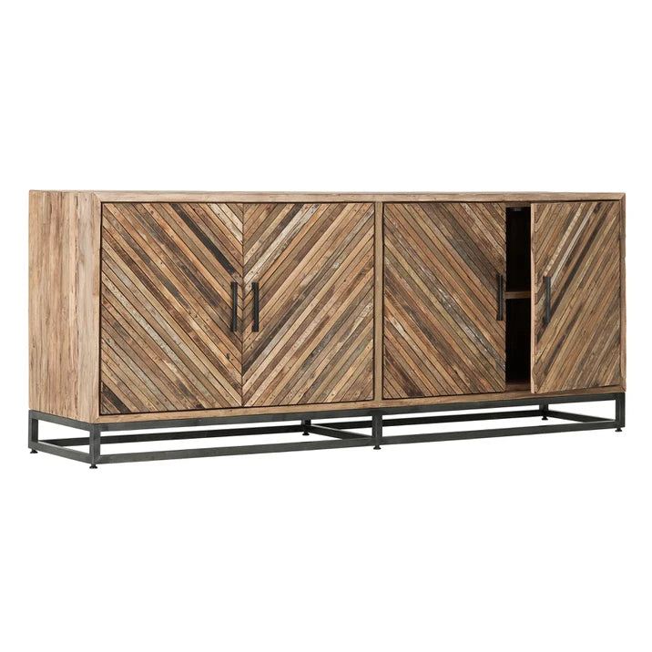 livinglovely.nl - Must Living Dressoir Budapest - 4 Deurs 195cm - Dressoir - Must Living - livinglovely.nl