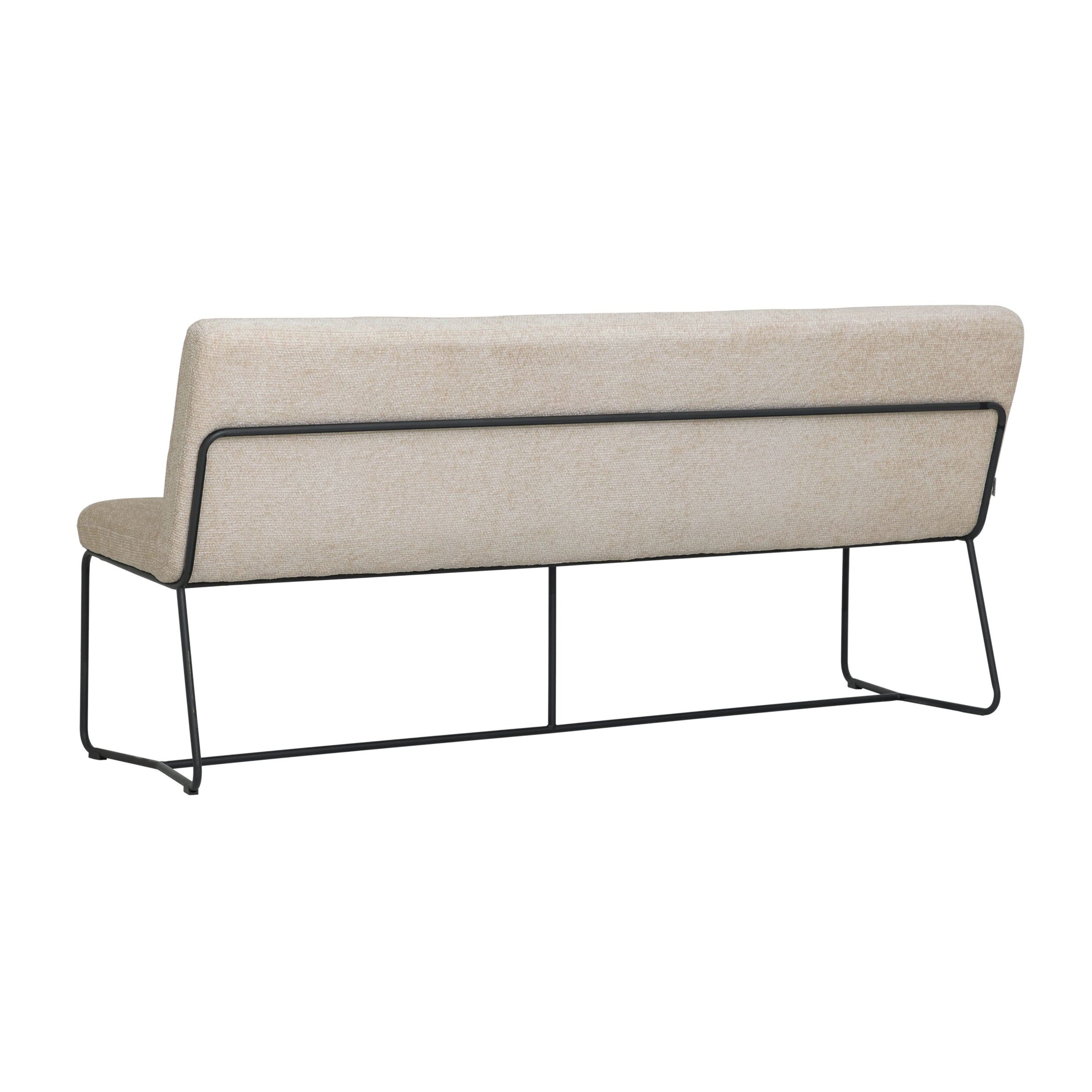 livinglovely.nl - Must Living Eetkamerbank Zola Glossy Zand 190cm - Eetkamerbank - Must Living - livinglovely.nl