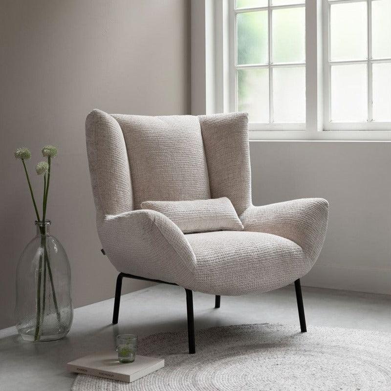 livinglovely.nl - Must Living Fauteuil Glamour Naturel - Fauteuil - Must Living - livinglovely.nl