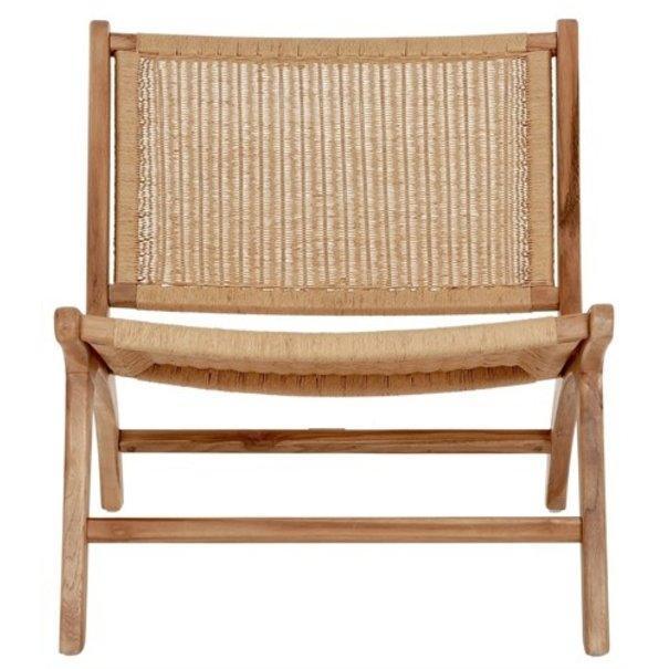 livinglovely.nl - Must Living Fauteuil Lazy Loom Naturel - Fauteuil - Must Living - livinglovely.nl