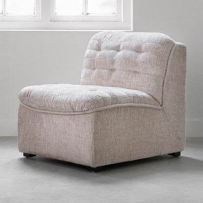 livinglovely.nl - Must Living Fauteuil Liberty Glamour Naturel - Fauteuil - Must Living - livinglovely.nl