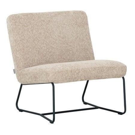 livinglovely.nl - Must Living Fauteuil Zola Glossy Sand - Fauteuil - Must Living - livinglovely.nl