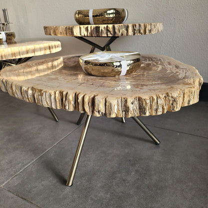 livinglovely.nl - New Khine Creme koffietafel PTMD - Salontafel - PTMD - livinglovely.nl