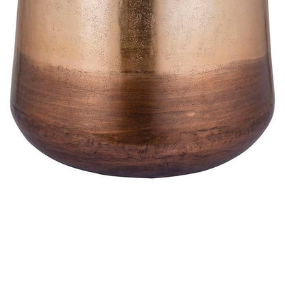 livinglovely.nl - Nouska Gold aluminum pot with copper bottom L PTMD - Pot - PTMD - livinglovely.nl