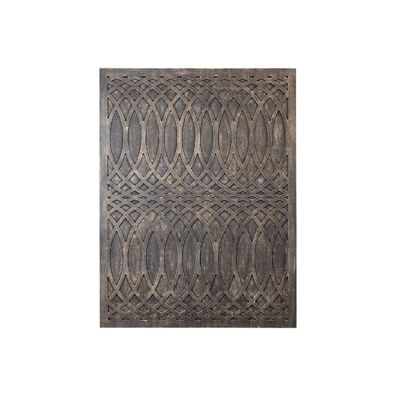 livinglovely.nl - Osher Grey MDF Wavy Carved Wallpanel Rough S PTMD - Wandpaneel - PTMD - livinglovely.nl