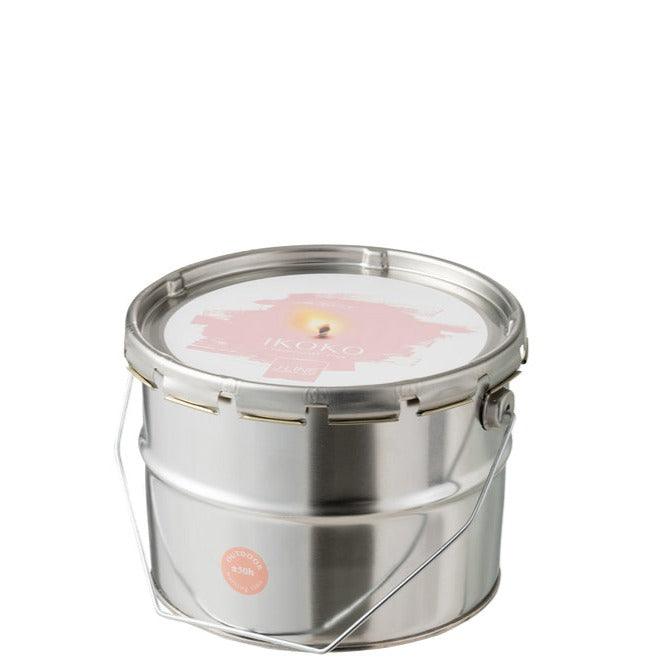 livinglovely.nl - Outdoors Candle Paint Ikoko Pot Metal/Wax Light Pink Small 50H - Buitenkaars - J-Line - livinglovely.nl