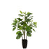 livinglovely.nl - Philodendron In Pot Plastiek Groen Large - Kunstplant - J-Line - livinglovely.nl