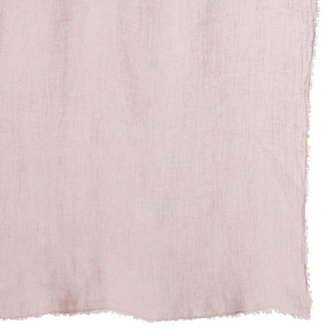 livinglovely.nl - Plaid Stonewashed Linnen Roze 220cmx150cm - Plaid - J-Line - livinglovely.nl