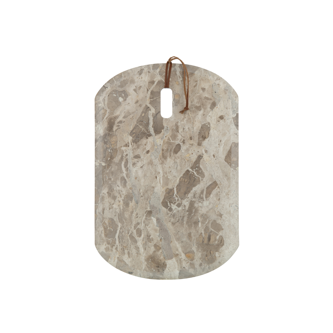 livinglovely.nl - Plank Rechthoek Marmer Beige Small - Snijplank - J-Line - livinglovely.nl