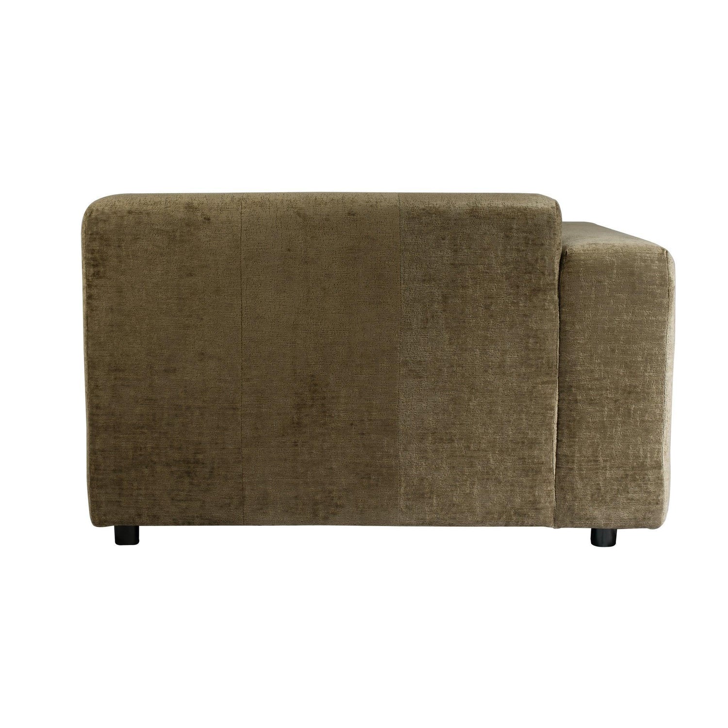 livinglovely.nl - Quinta sofa - arm links - soft velvet - Moss Green PTMD - - PTMD - livinglovely.nl