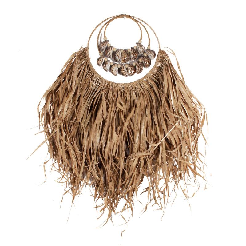 livinglovely.nl - Raffia Shell Wall Decoration - Wanddecoratie - Pole to Pole - livinglovely.nl