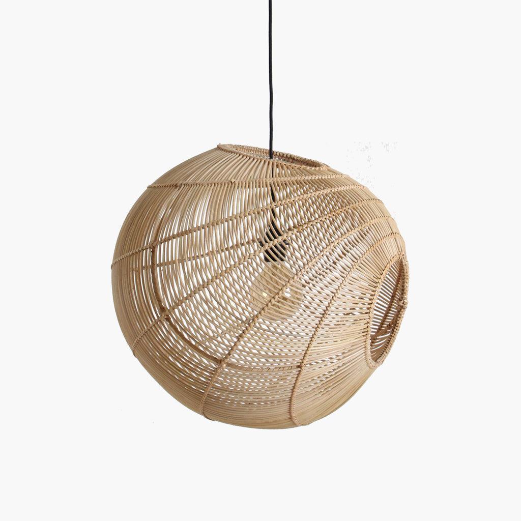 livinglovely.nl - Raw Materials Hanglamp Luna Sphere Natural - Hanglamp - Raw Materials - livinglovely.nl