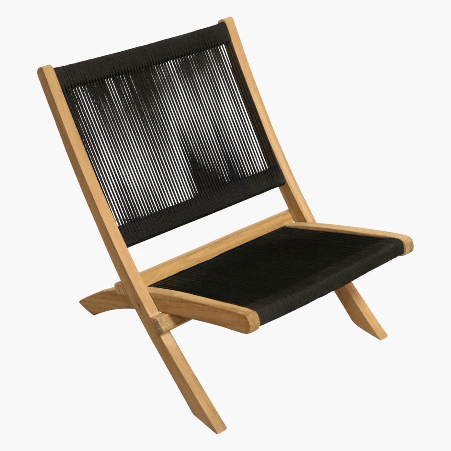 livinglovely.nl - Raw Materials Rope Folding Lounge Chair - Loungestoel - Raw Materials - livinglovely.nl