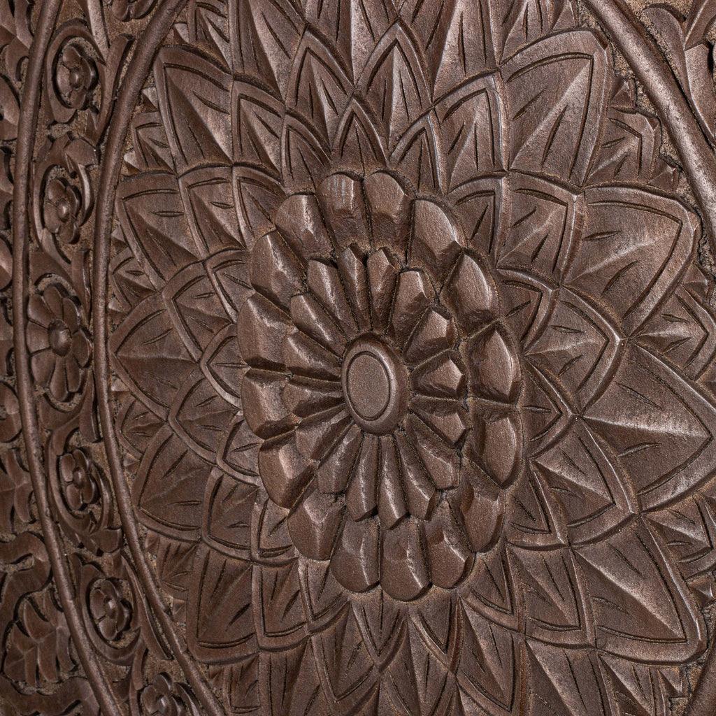 livinglovely.nl - Restin Brown MDF antique carved wall panel rect PTMD - Wandpaneel - PTMD - livinglovely.nl