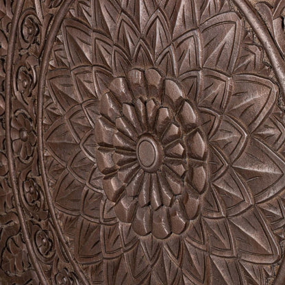 livinglovely.nl - Restin Brown MDF antique carved wall panel rect PTMD - Wandpaneel - PTMD - livinglovely.nl