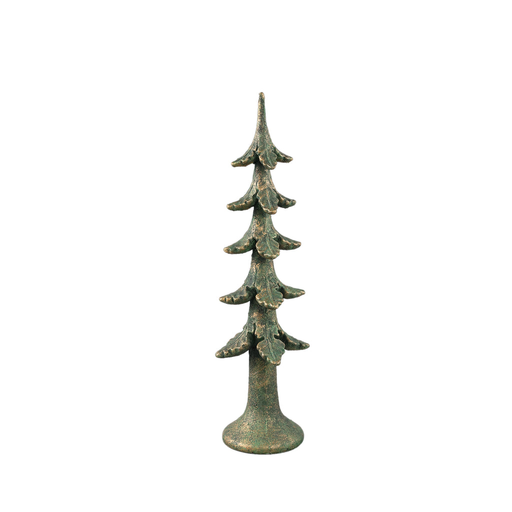 livinglovely.nl - Shefin Groen Cement Kerstboom Beeld Medium PTMD - Beeld - PTMD - livinglovely.nl