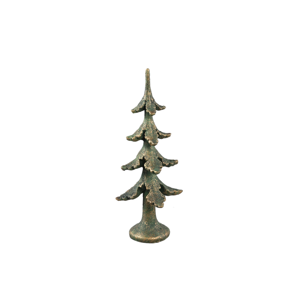 livinglovely.nl - Shefin Groen Cement Kerstboom Beeld Small PTMD - Beeld - PTMD - livinglovely.nl